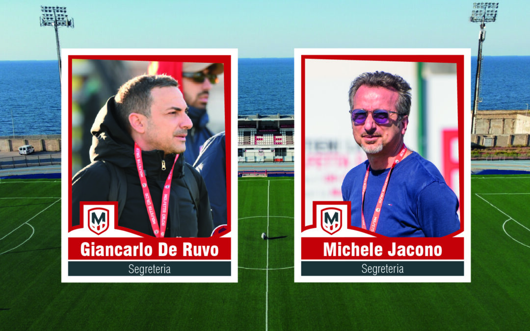 Michele Jacono e Giancarlo de Ruvo confermati nello staff della segreteria della Molfetta Calcio per la stagione 2024/25