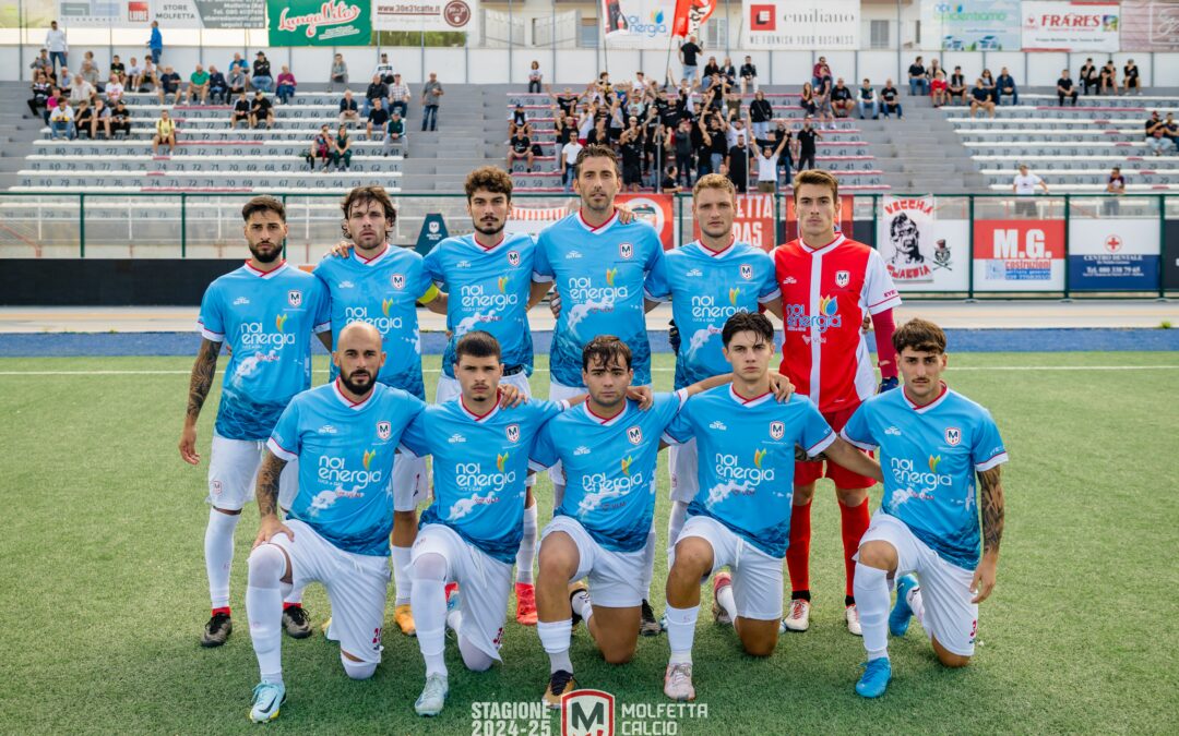 La Molfetta Calcio conquista la prima vittoria in Campionato contro il Ginosa