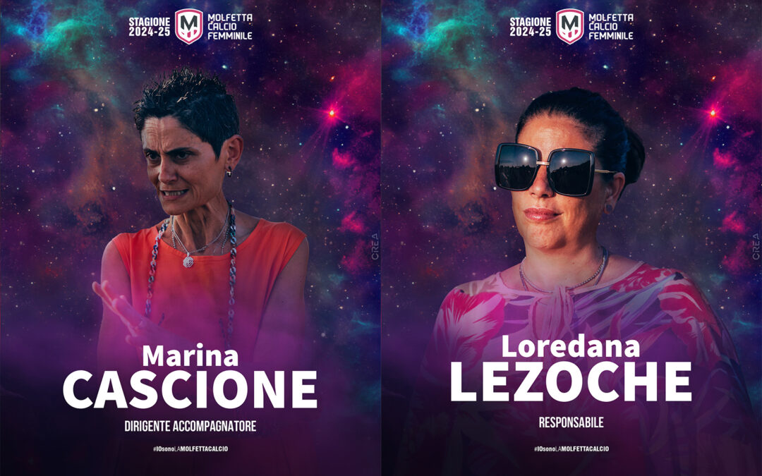 Molfetta Calcio Femminile: Si riparte con Loredana Lezoche e Marina Cascione al timone