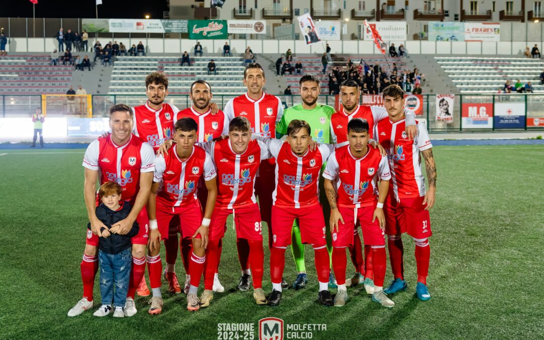 Molfetta Calcio sconfitta dal Canosa: 0-4 al Paolo Poli